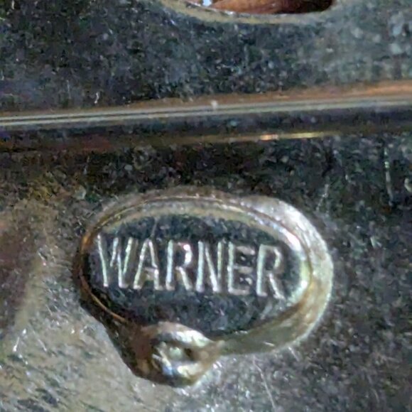 Vintage Warner Enamel Donkey Pin Brooch Animal Jewelry Gold-Tone - Picture 6 of 7